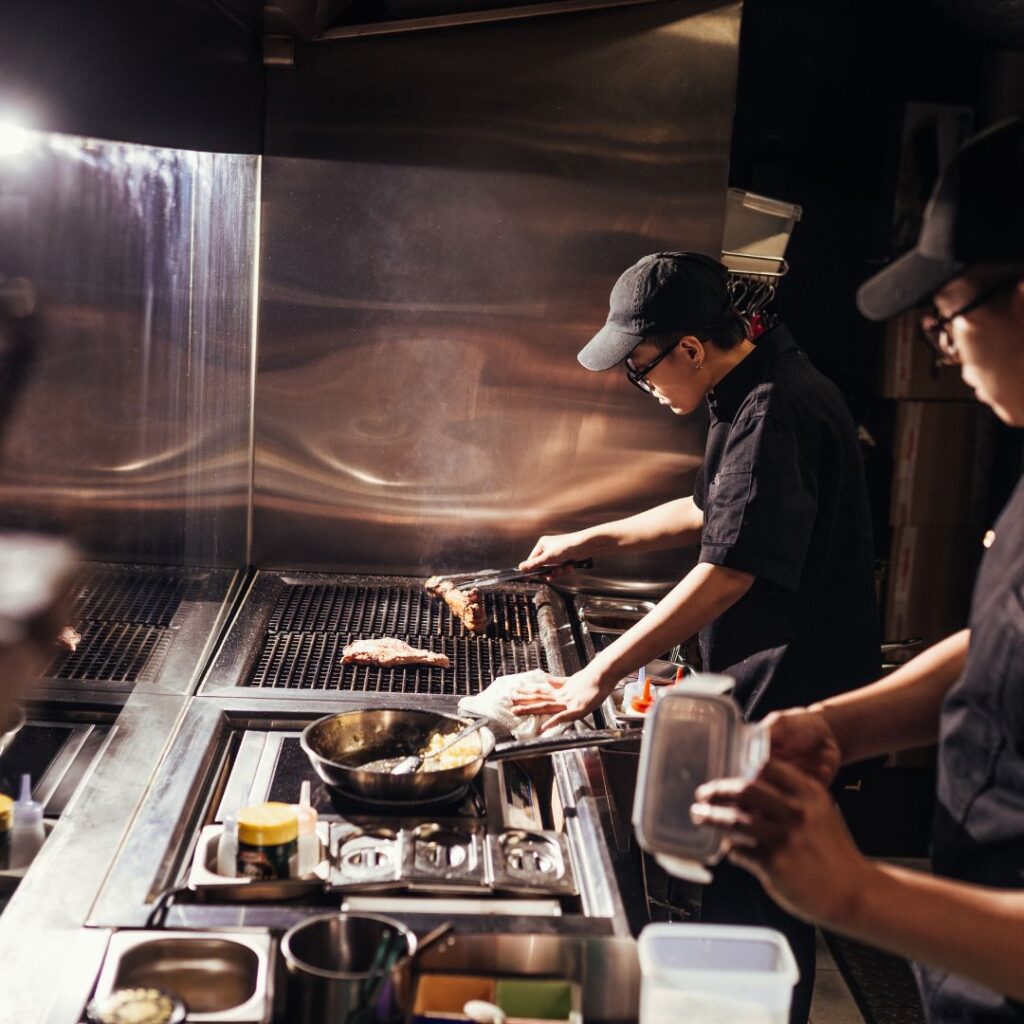 chefs cooking