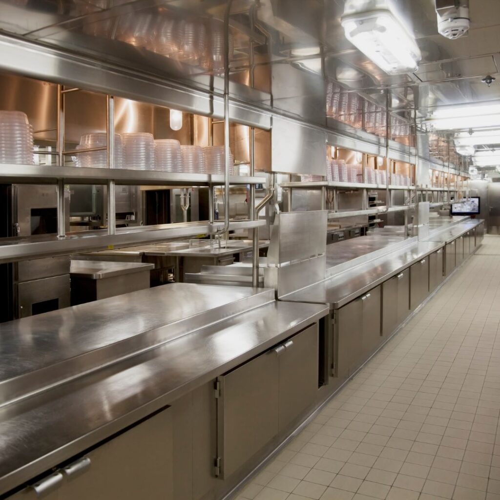 image of a commercial kitchen
