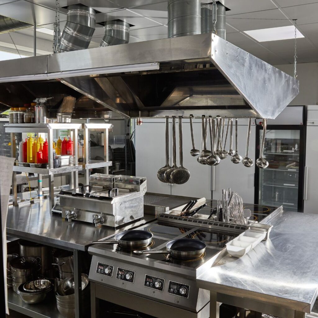 image of a commercial kitchen