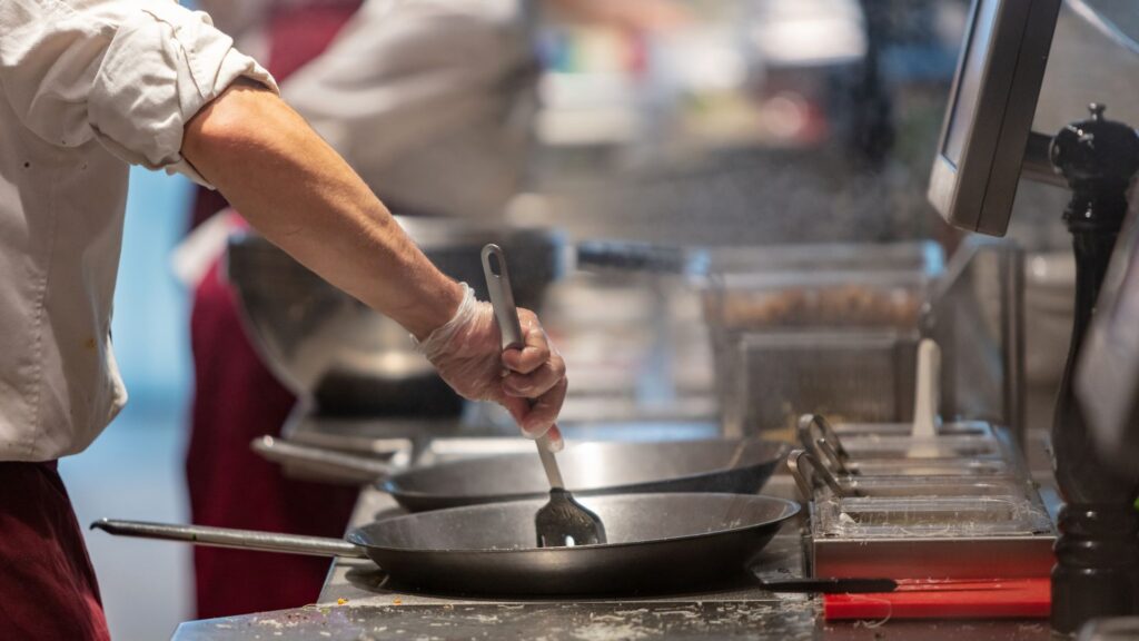 commercial kitchen chef
